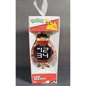 New in Box Pokémon Pikachu Kids LED Digital Watch Accutime Nintendo